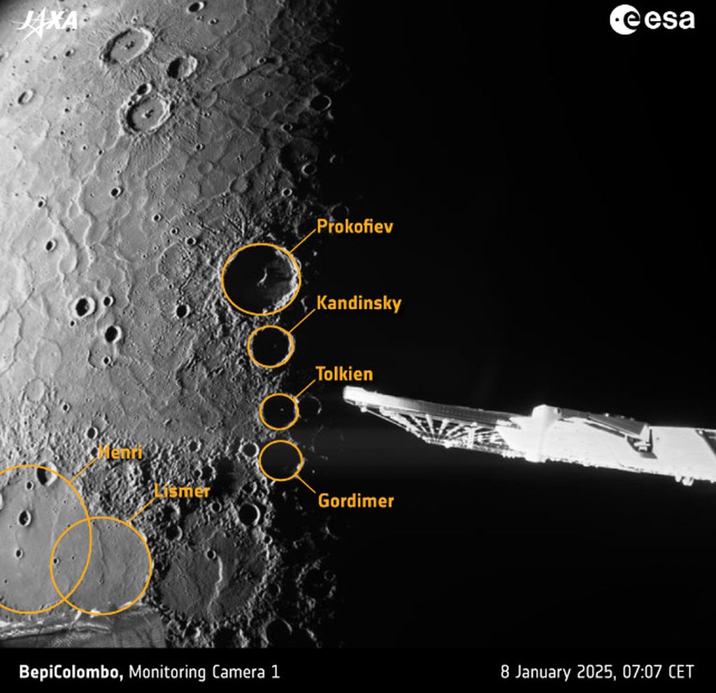 欧航局探测器返图：近距离飞掠水星